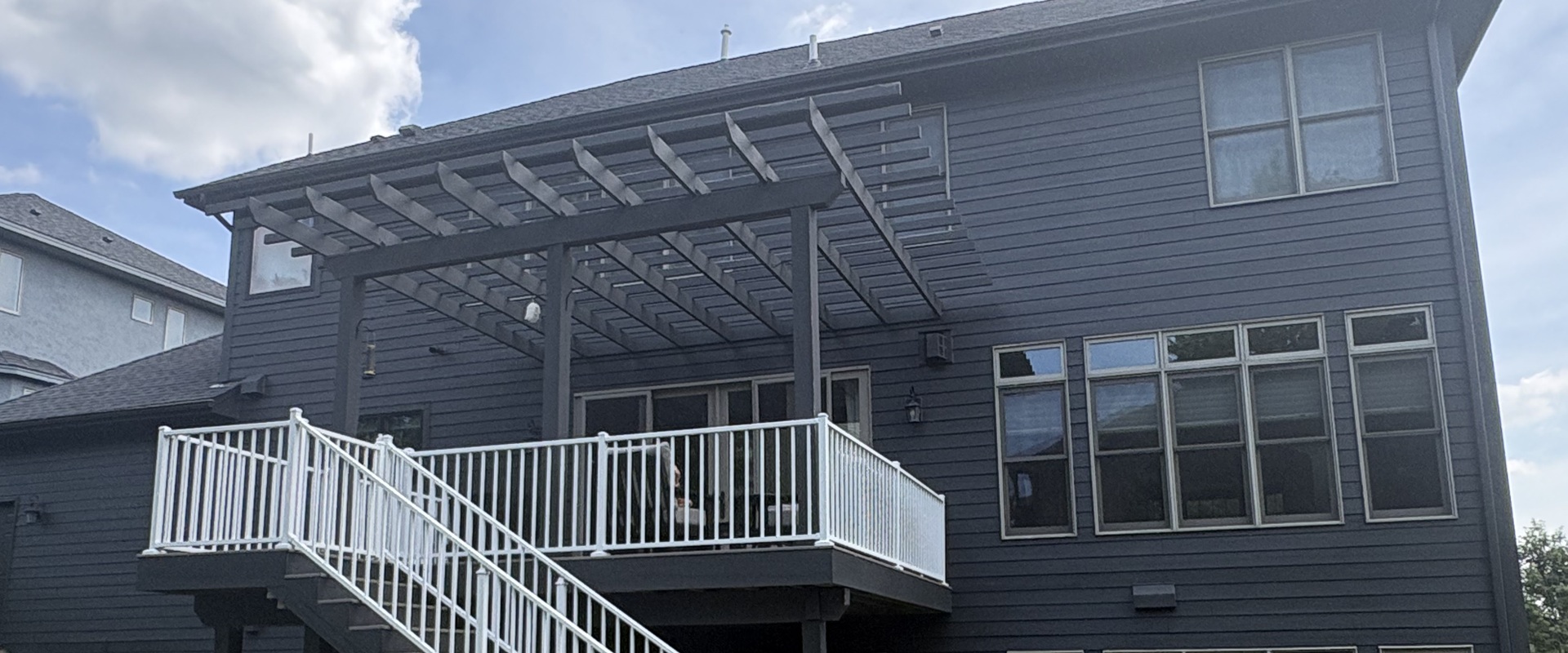 Hardy Plank Siding Painting & UV Protection in Plymouth