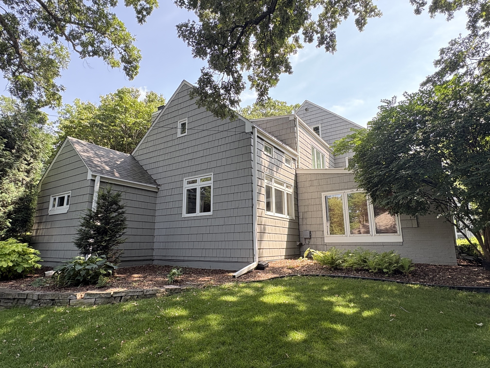 Cedar Shake Restoration & Window Glazing in Edina, MN